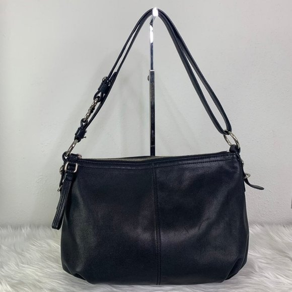 Coach Mia Convertible 15729 Black Leather Hobo Bag